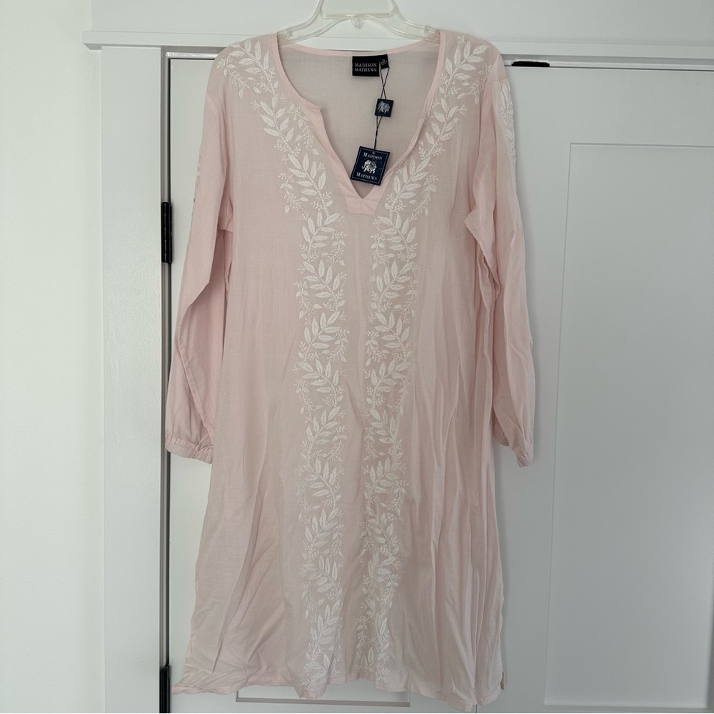 NWT! Madison Mathews Long Sleeve Dress - Picture 2 of 6